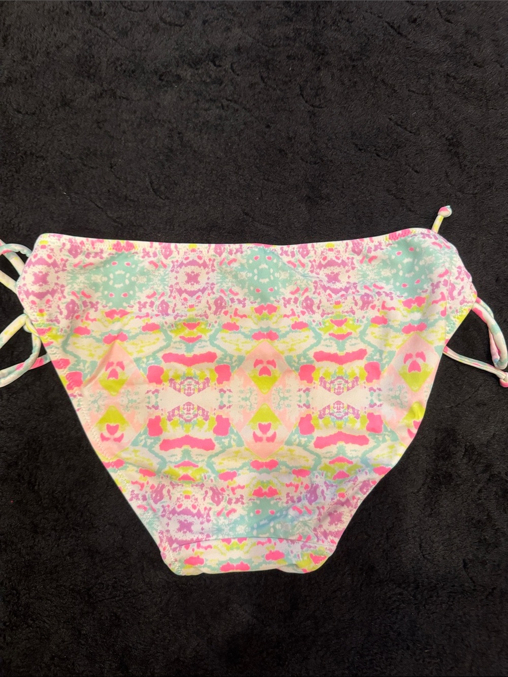 Victoria's Secret Pastel Pink, Mint & Yellow Tie-Side Bikini Bottoms - Picture 4 of 4